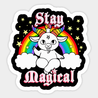 Stay Magical Rainbow Sticker